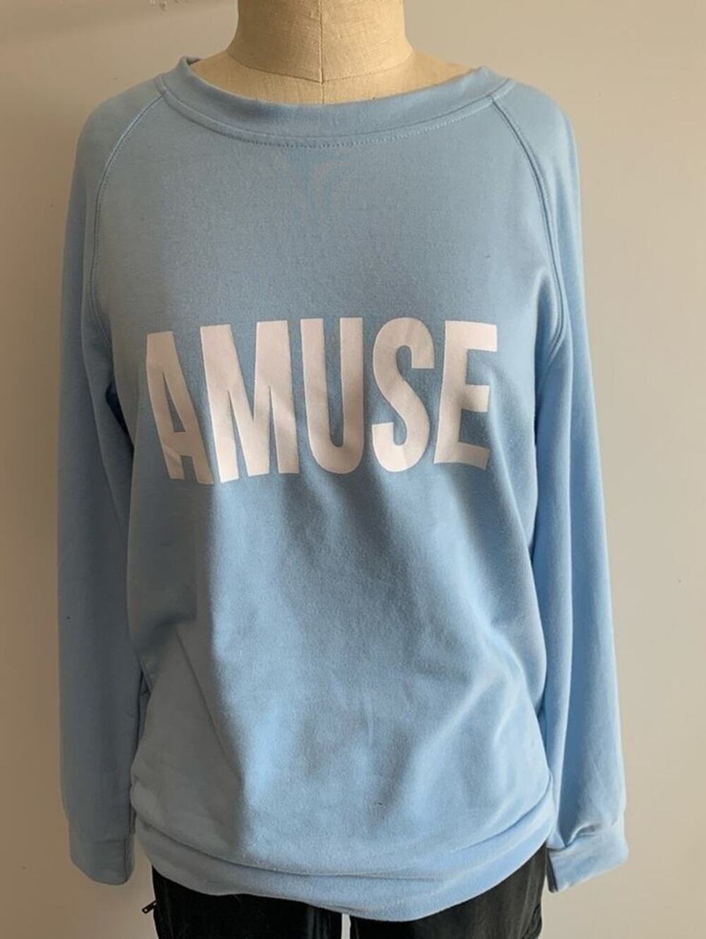 MISSLOOK AMUSE Long Sleeve Shirt Baby Blue Women’s Medium